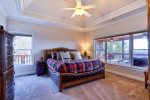 Main Level Master Suite 3 Features King Bed, 40 4K Smart TV, Breathtaking Views